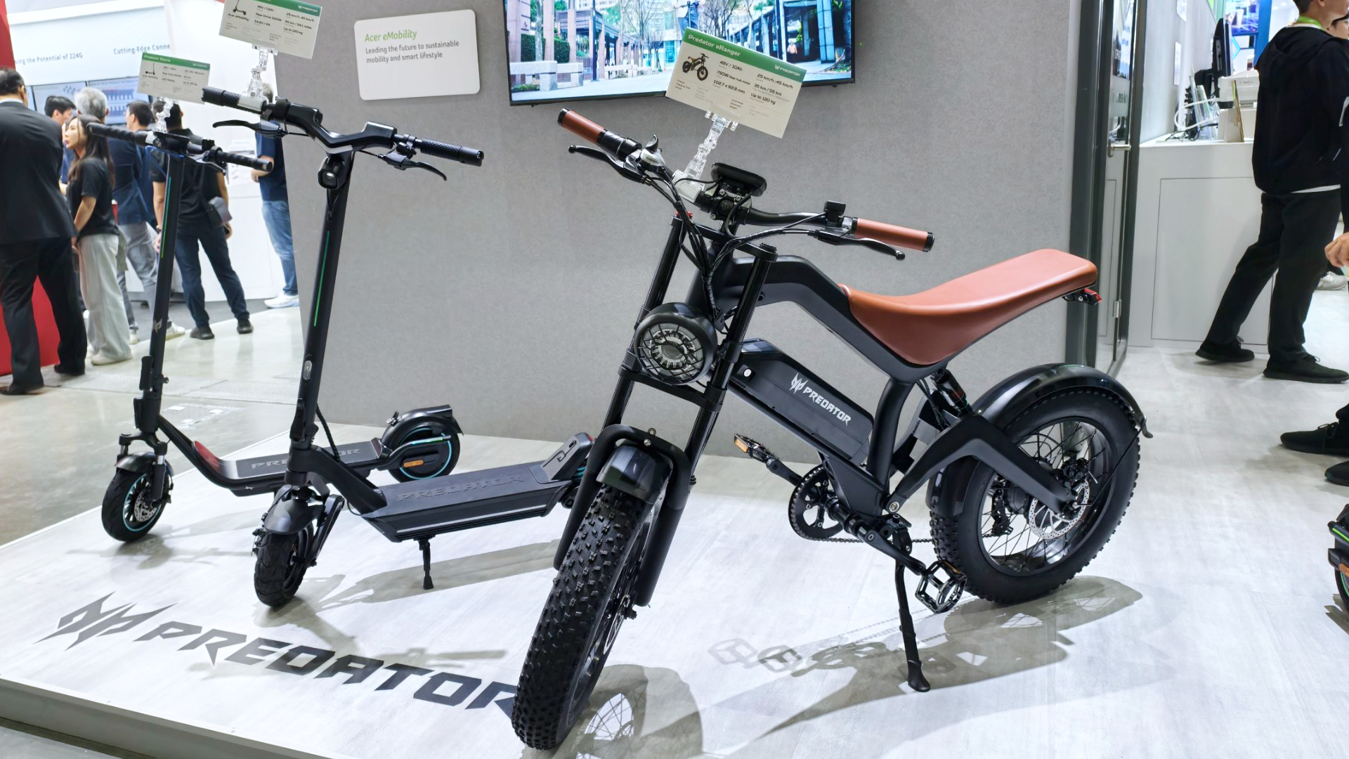 不是只有筆電！Acer 多款電動滑板車與電輔車一次看，Predator eRanger 預計 8 月在台上市
