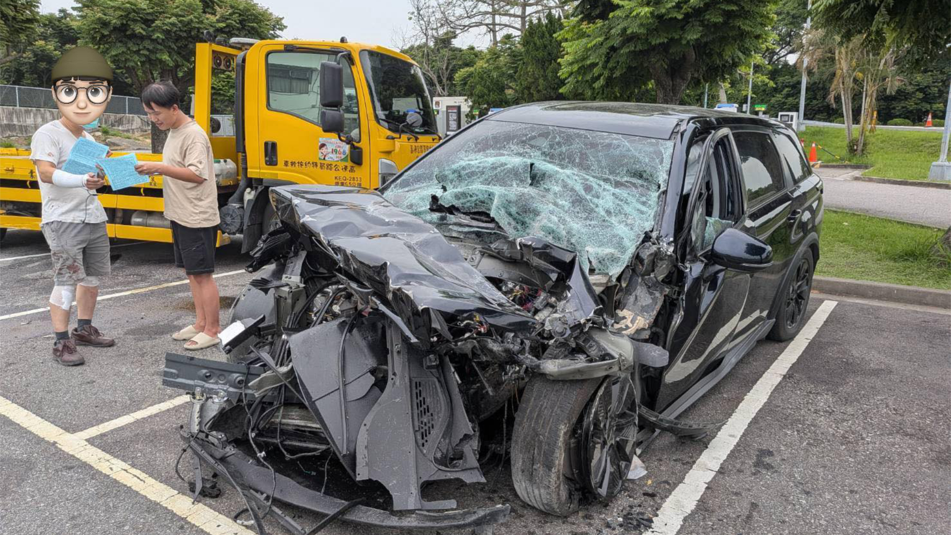 國一追撞車頭全毀!車主力讚 LUXGEN n⁷:只受輕傷、立刻回購 國一追撞車頭全毀!車主力讚 LUXGEN n⁷:只受輕傷、立刻回購