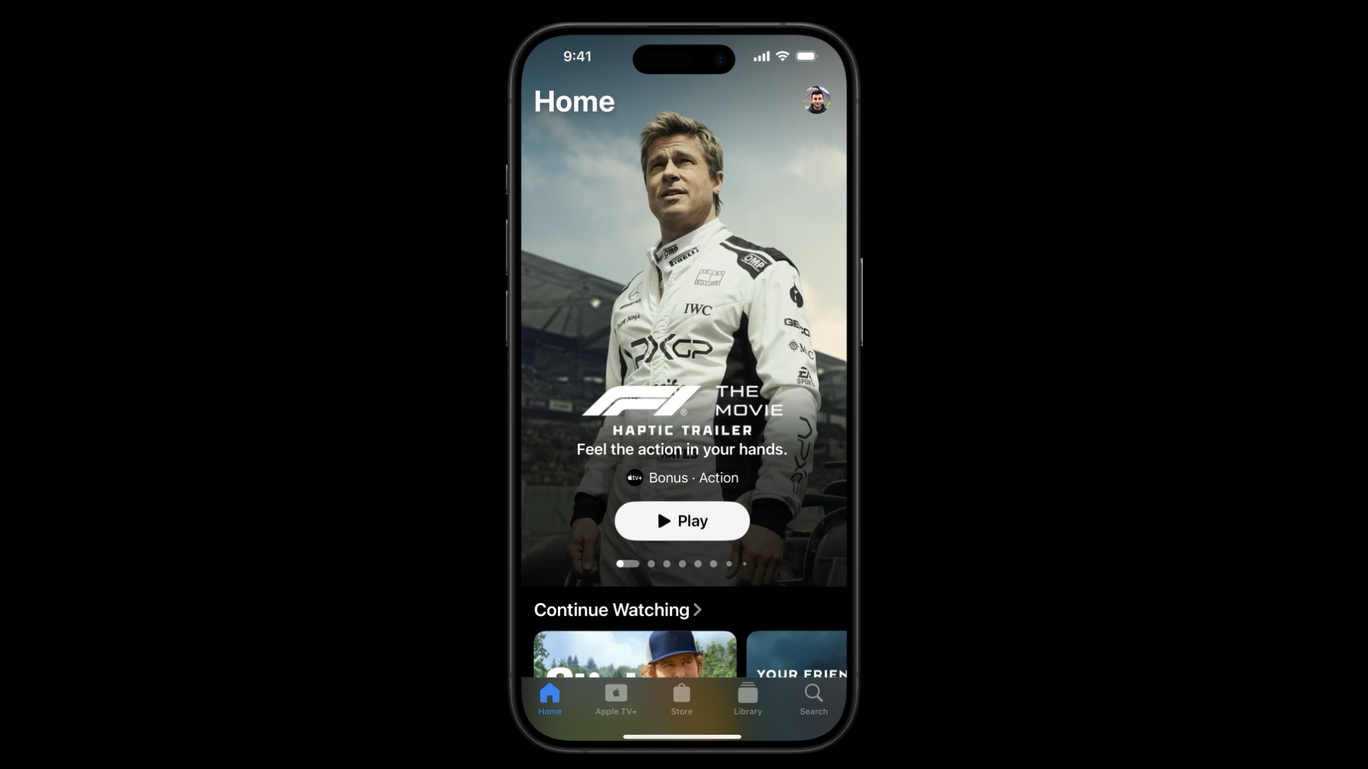 《F1 電影》預告新玩法！Apple 推出全新 iPhone 獨家觸覺回饋預告，以震動呈現電影的情緒節奏與畫面律動