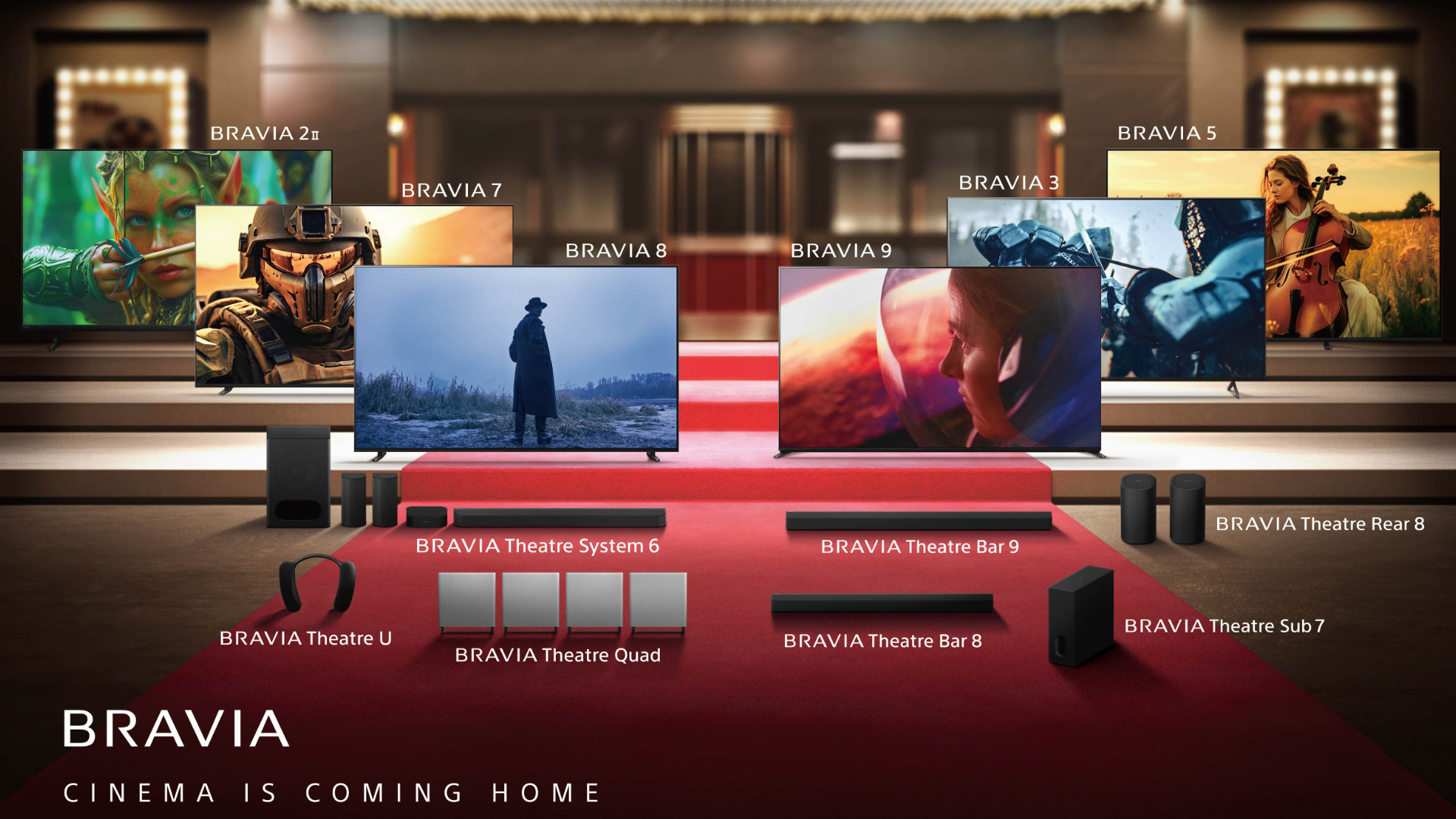 Sony 全新 BRAVIA 5 與 BRAVIA 2 II 在台發表!BRAVIA Theatre System 6 環繞家庭劇院同步登場 Sony 全新 BRAVIA 5 與 BRAVIA 2 II 在台發表!BRAVIA Theatre System 6 環繞家庭劇院同步登場