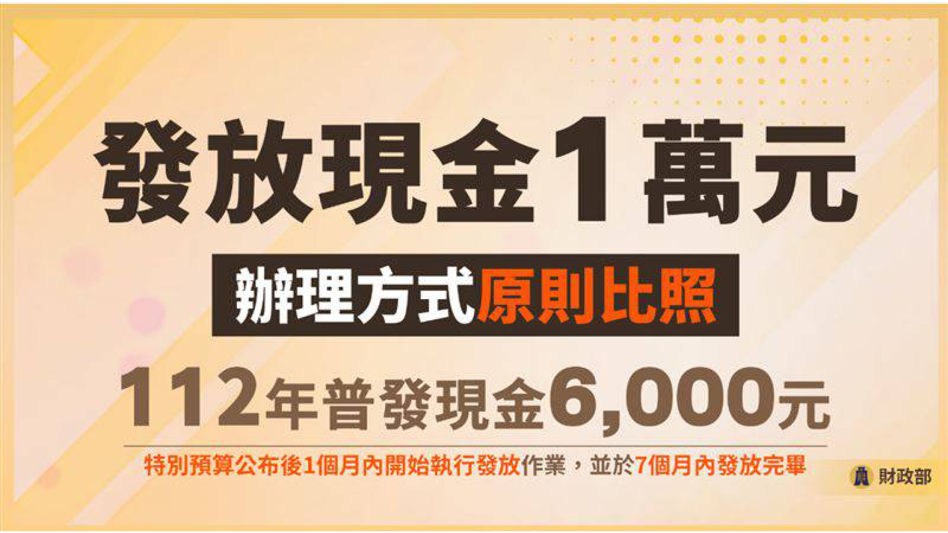 普發現金 1 萬元最快 10 月下旬開領!五大對象、五種管道一次看 普發現金 1 萬元最快 10 月下旬開領!五大對象、五種管道一次看