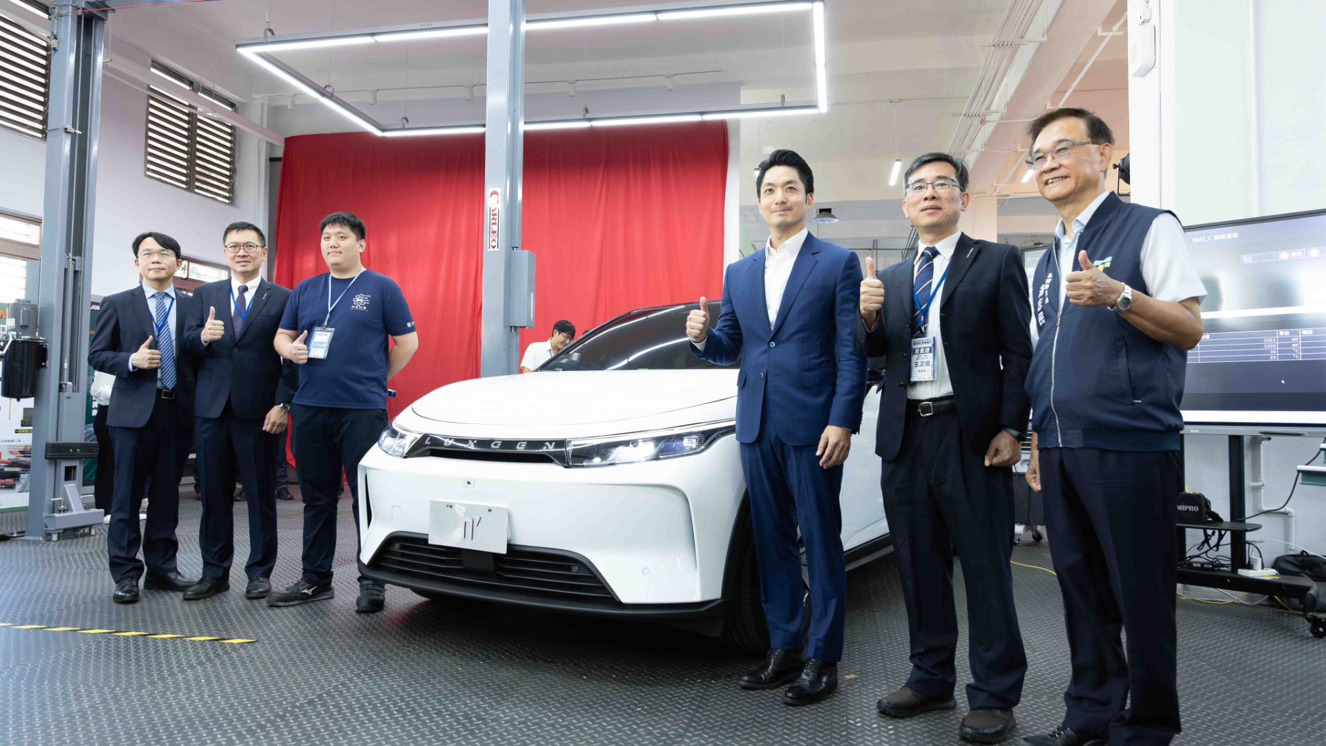豪氣送出純電休旅  n⁷！LUXGEN 納智捷攜手臺北市政府教育局、南港高工打造全台唯一智慧電動車技術教學中心