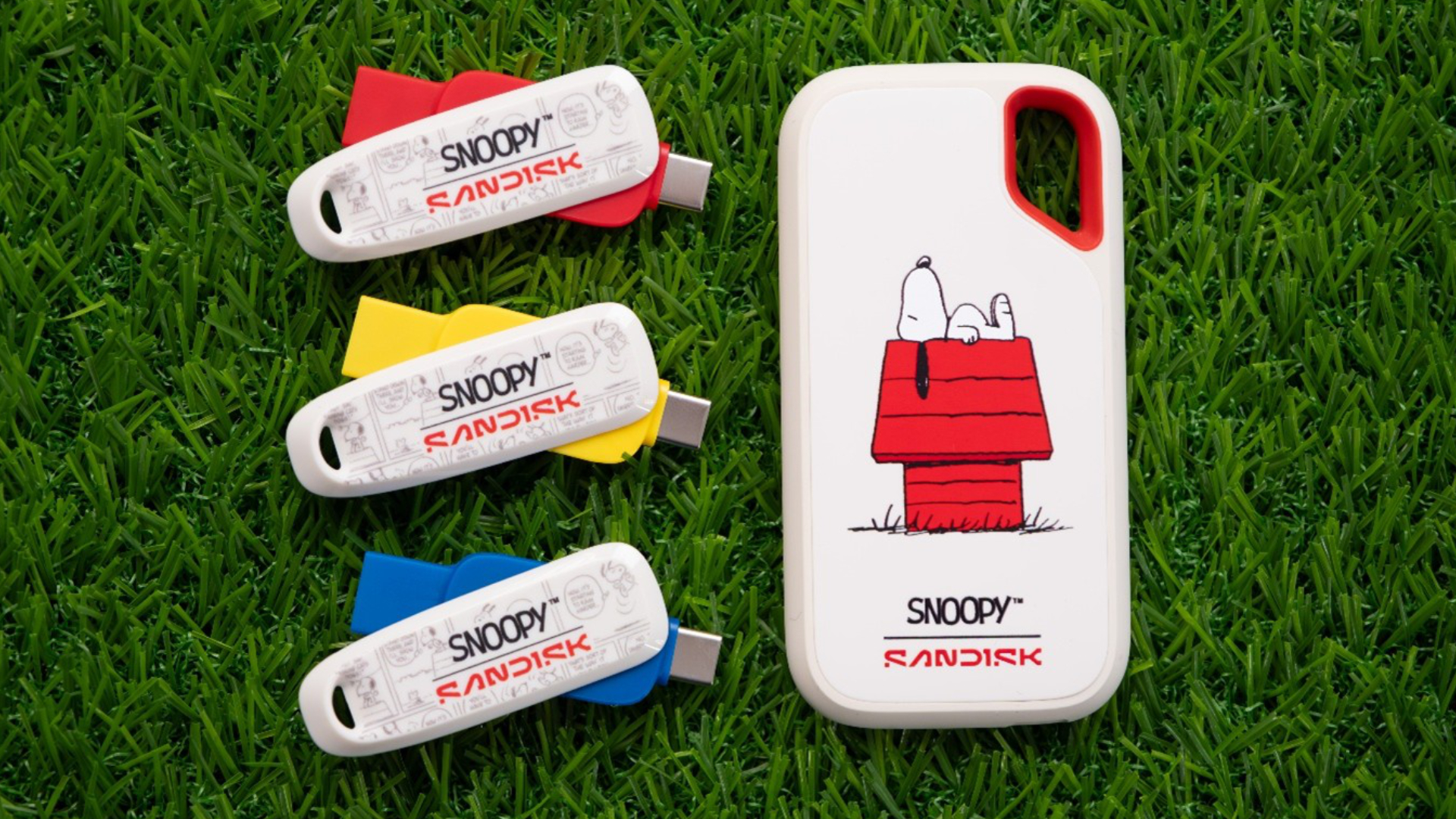 史努比變身資料守護者！Sandisk 推出 75 週年限量行動固態硬碟與 Phone Drive 雙用隨身碟
